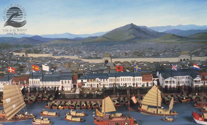 Diorama de la ville de Canton